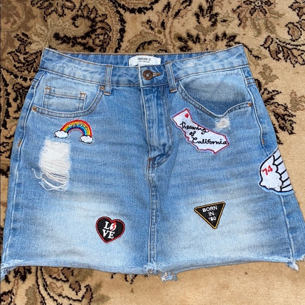 Jean skirt